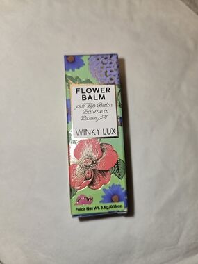 Winky Lux Flower Balm - Blue - PH pH Lip Balm - New in Box